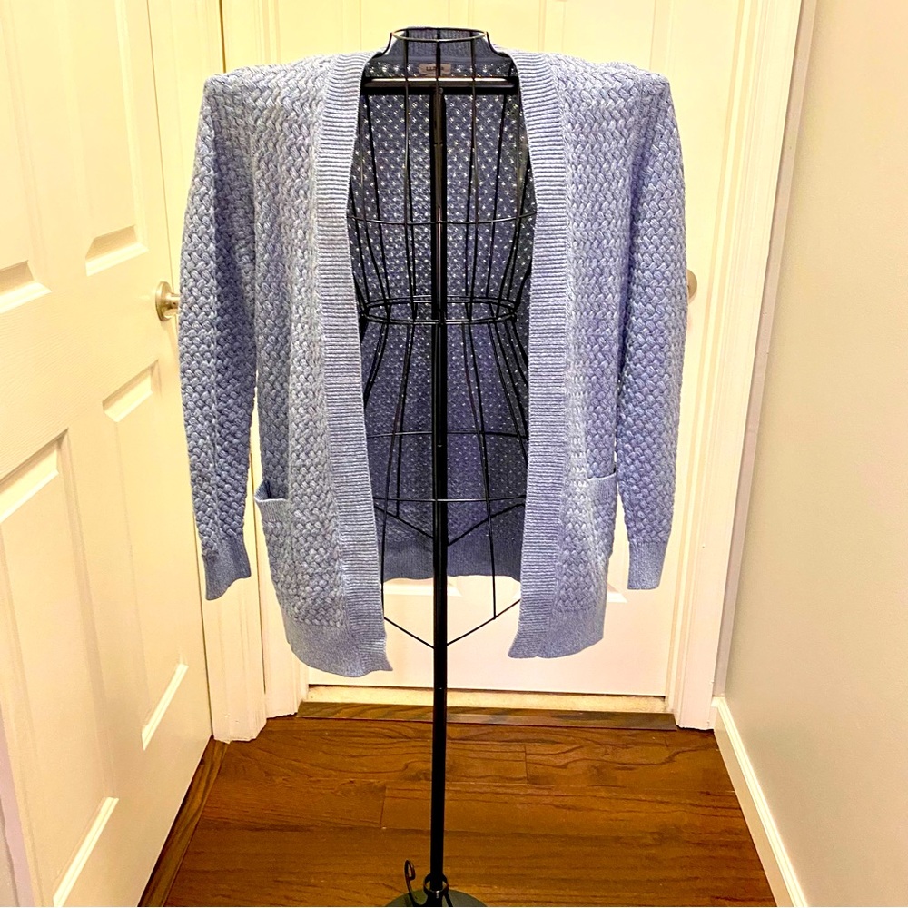 LLBean Woven Cardigan